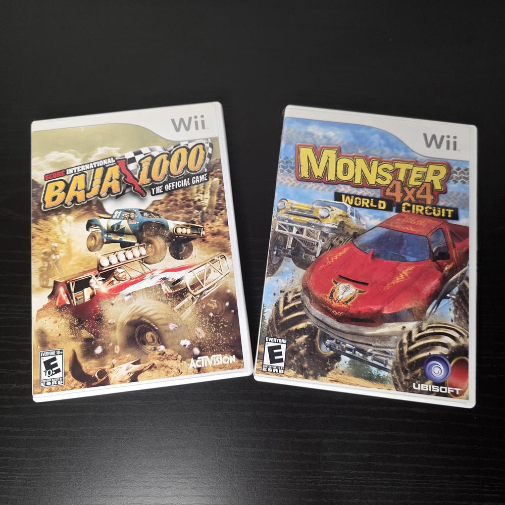 Nintendo Wii Monster Truck Game - Set Of 2